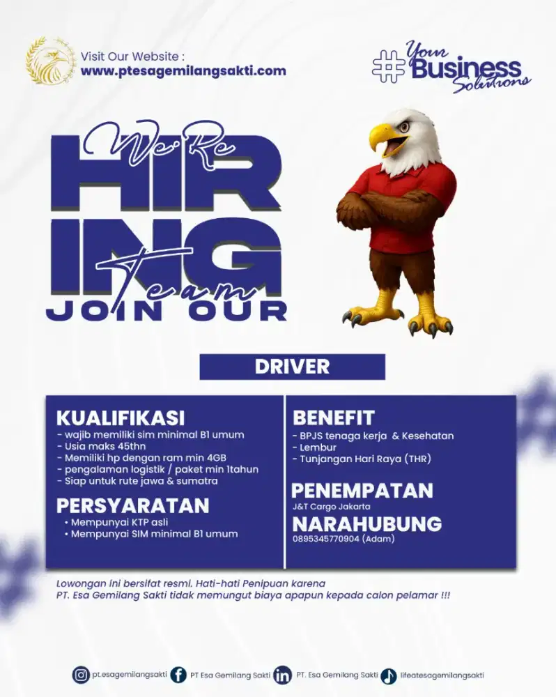 Lowongan Kerja Driver