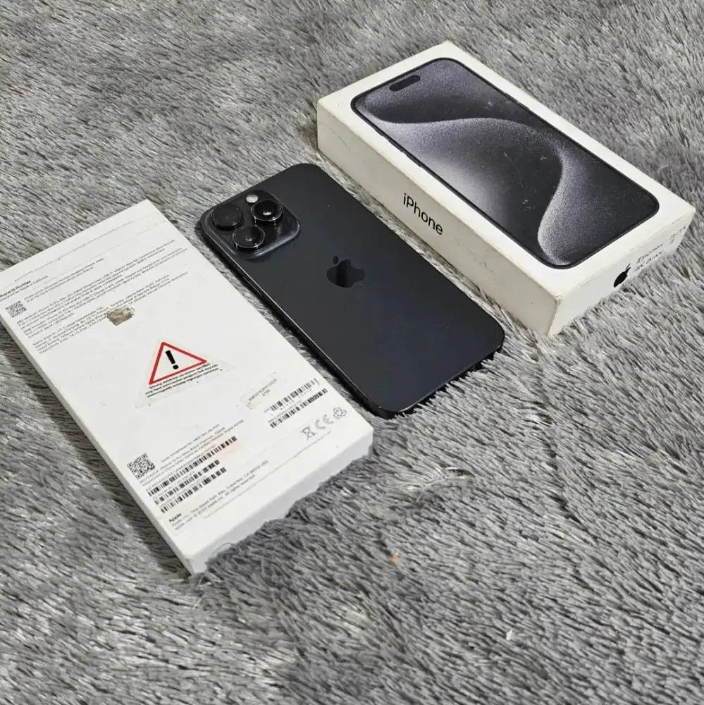 Iphone 15 Pro Max 256Gn Black garansi IBOX