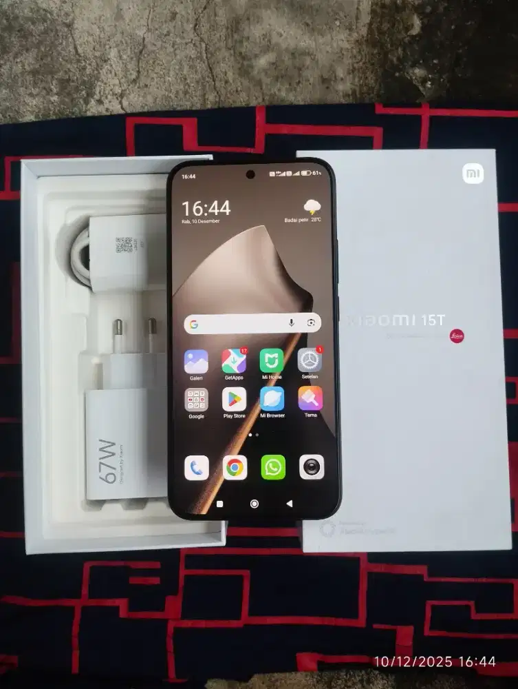 Xiaomi 15T 12/512 Fullset ori segel mulus no minus garansi On