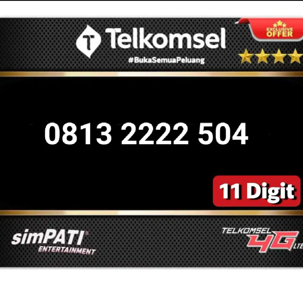 Nomer cantik simpati 11 digir