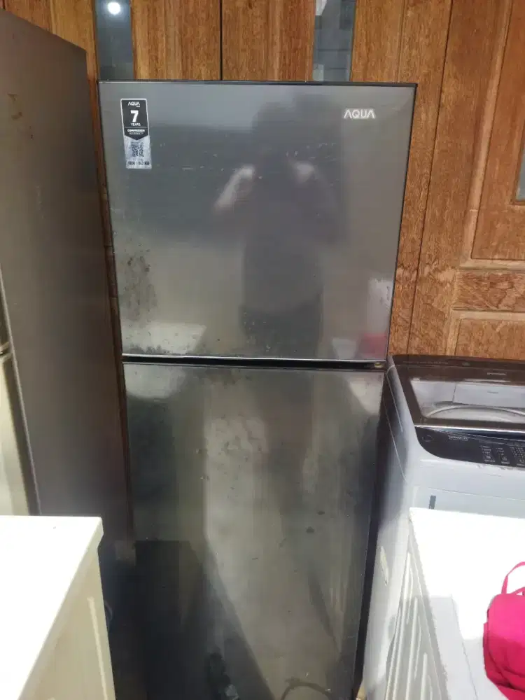 Kulkas Aqua 2 Pintu Normal Siap Pakai