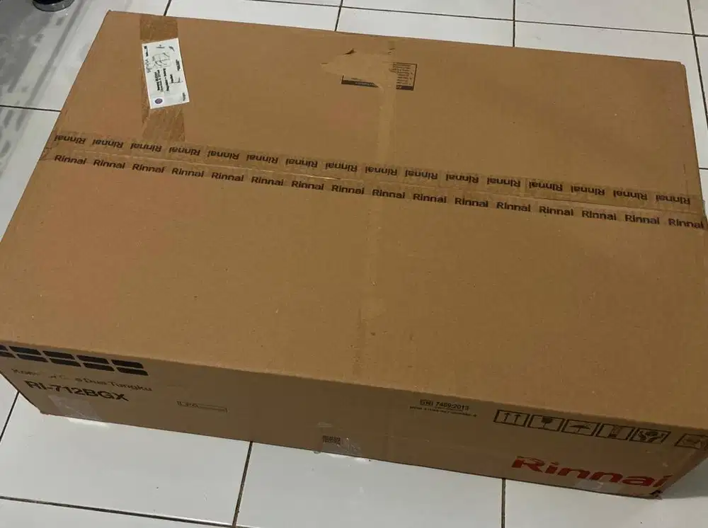 Rinnai kompor gas 2 tungku RI 712BGX