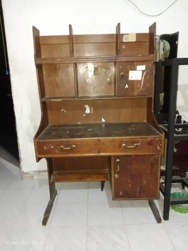 JUAL MEJA BELAJAR BAHAN KAYU JATI