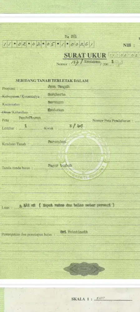 Tanah area kratonan solo