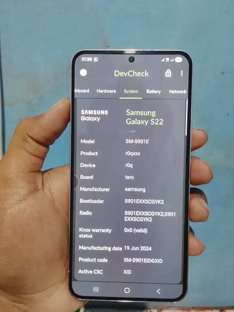 Samsung s22 8/256 full set resmi