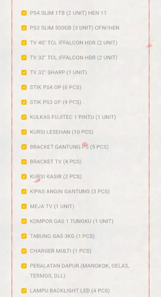 Borongan ps3 ps4 TV dll fullset playstation3 playstation4