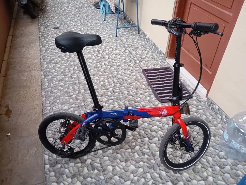 Sepeda Lipat 16 Inch FoldX X2 (Spiderman Edition)