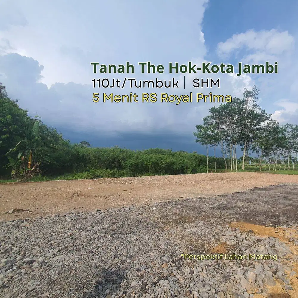 2 Km Golf Pertamina, Dijual Tanah Kota Baru Jambi SHM Pekarangan