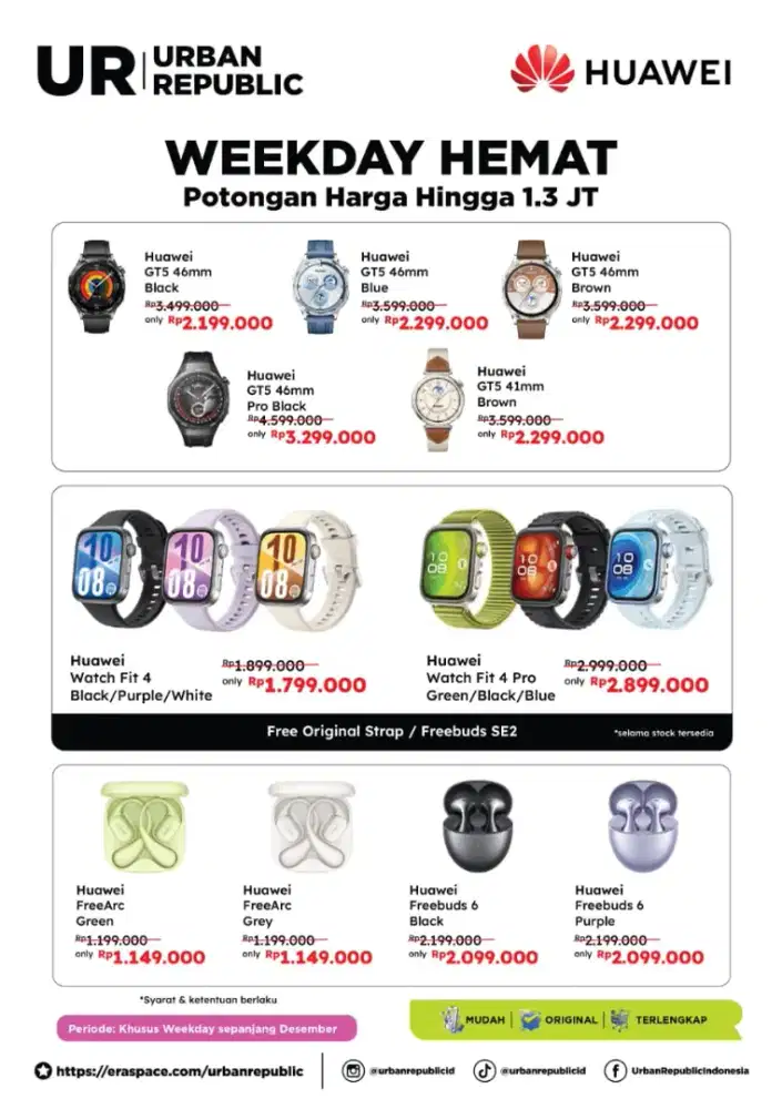 Smartwatch Huawei cicilan tanpa kartu kredit