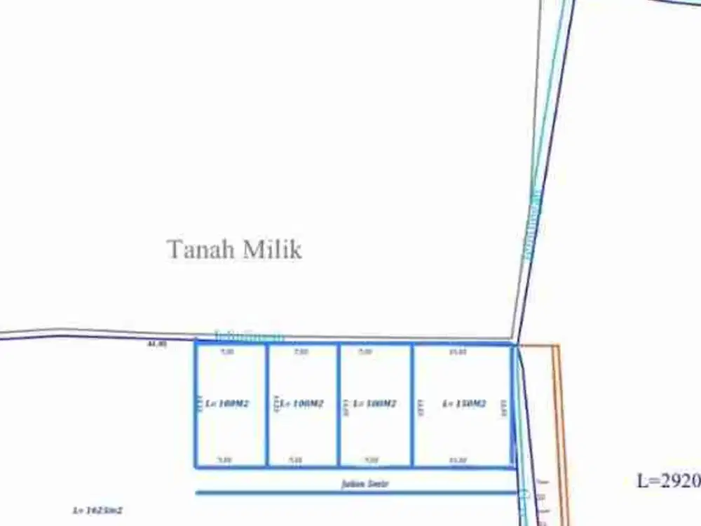 Jual Tanah utk Hunian di Utara Kantor Desa Dalung