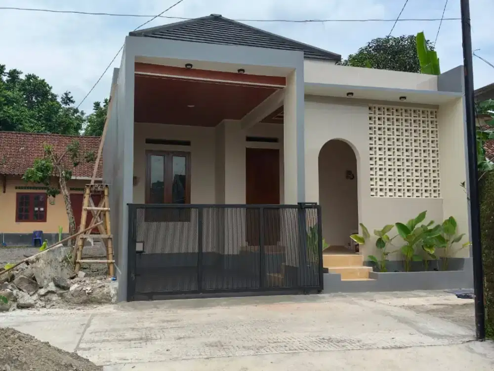DIJUAL RUMAH 1 LANTAI KONSEP VILLA DEKAT KAMPUS UII TERPADU JALAN KALIURANG KM 13