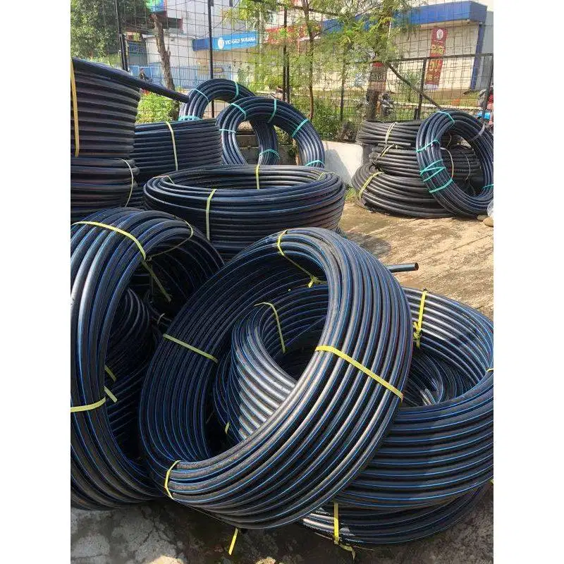 PIPA HDPE Merk VINILON 32mm 1 Inch Panjang 1 roll 200m Pipa Tahan Lama