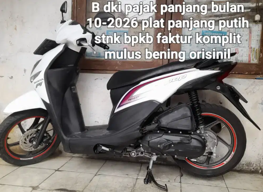 Honda beat f1 2015 stater halus cw asli putih B dki pajak panjang