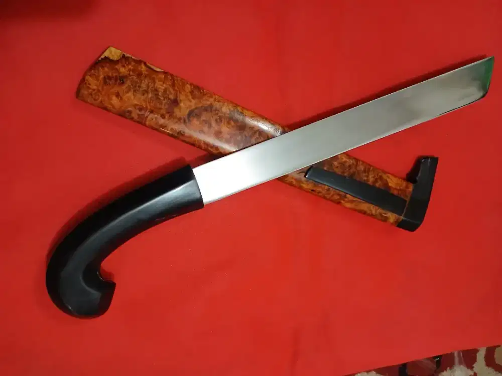 Golok sembelih pb 30 cm tbl 3 mm sudah tajam siap pake