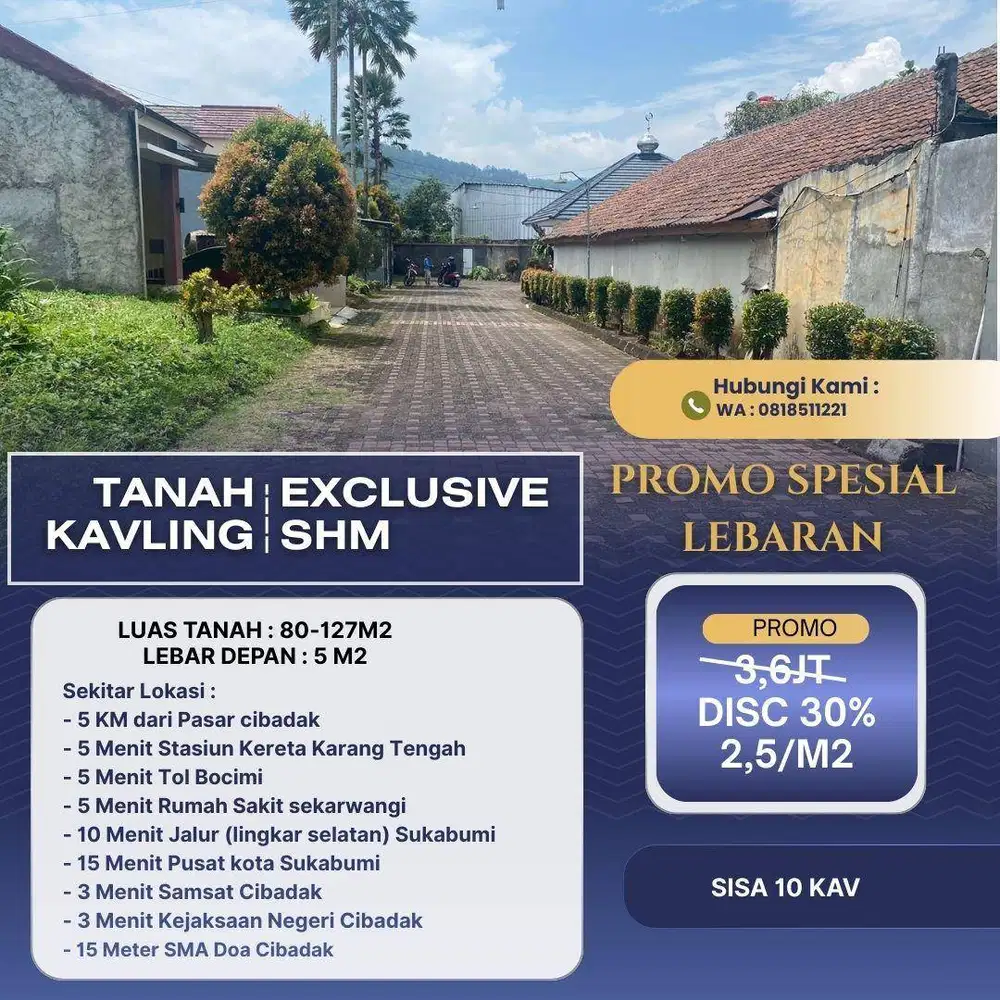 Tanah Murah Karang Tengah Sukabumi