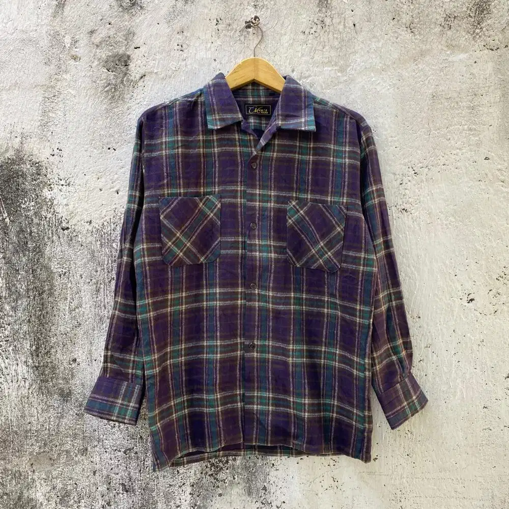 Flanel Sasa Men's Wear - Size L - Baju Kemeja Flannel