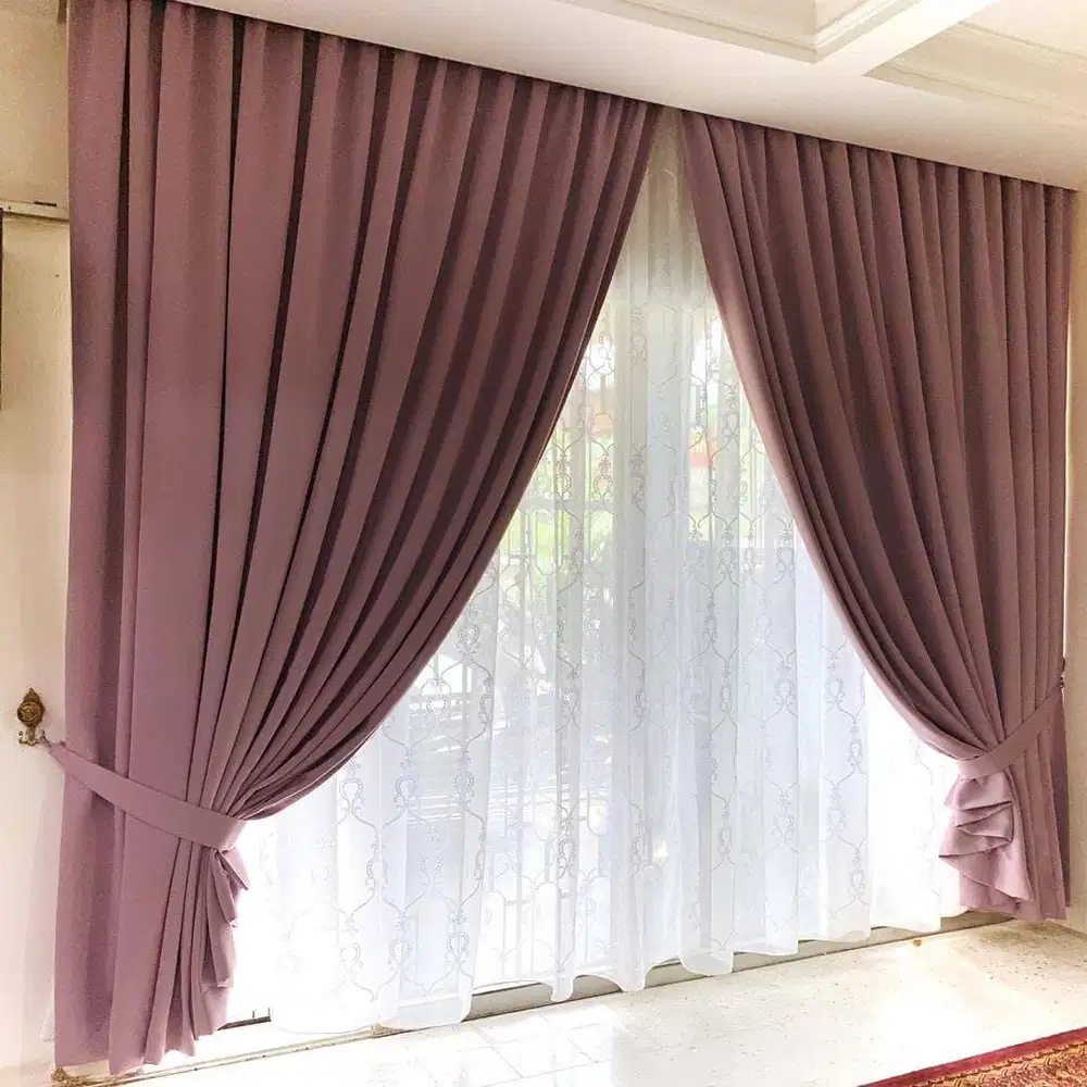 Supplier Gorden Blackout Pasang Skat Klinik Hordeng Gordyn Vitrase