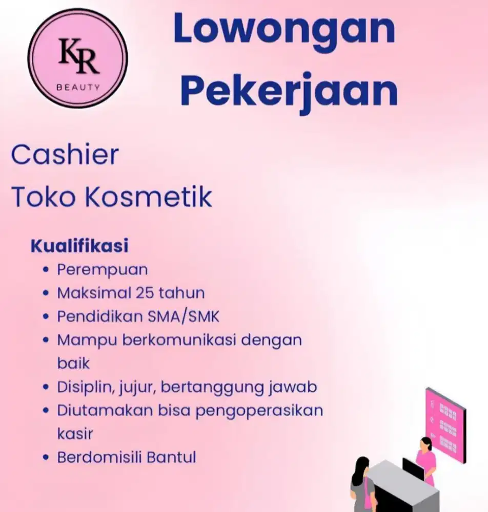 Karyawan toko kosmetik