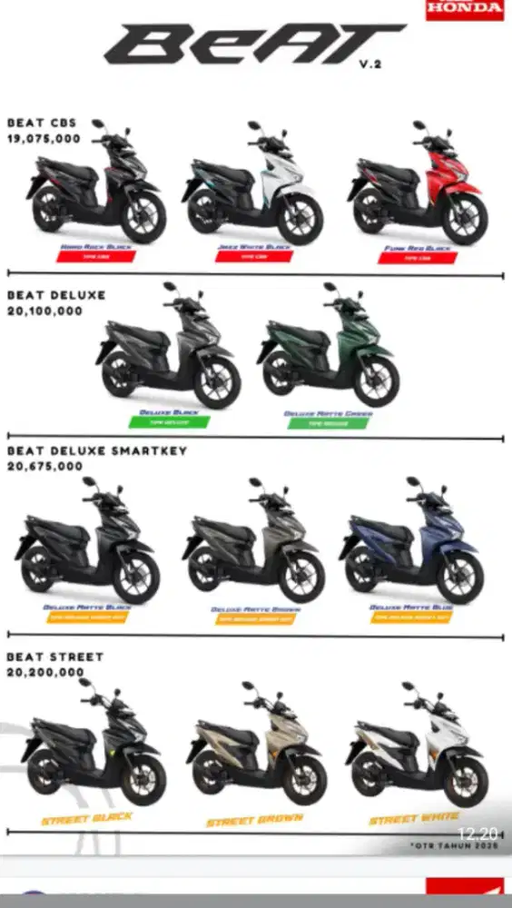 Kredit motor Honda mudah murah