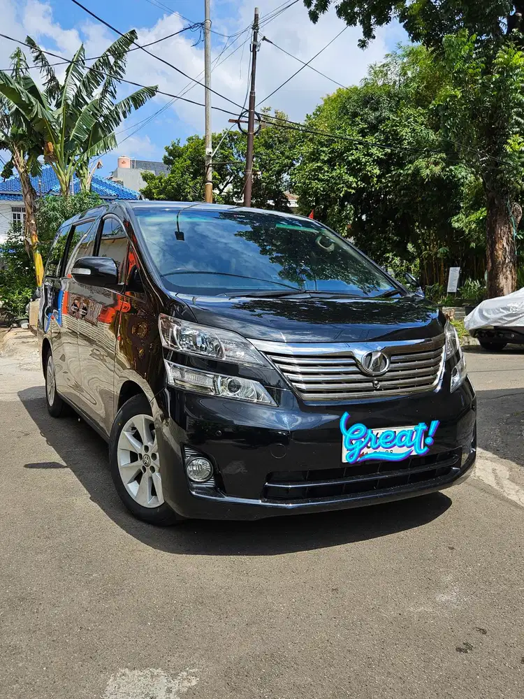 Toyota Vellfire 2010 Bensin