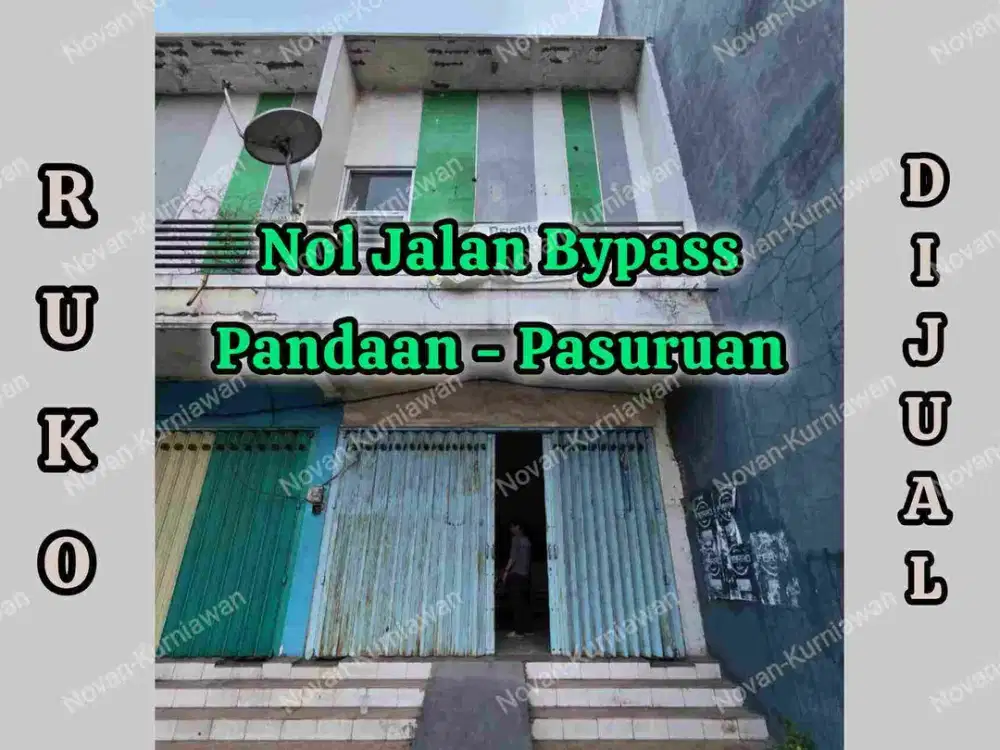 DIJUAL / DISEWAKAN RUKO 2 LANTAI PANDAAN PASURUAN JAWA TIMUR