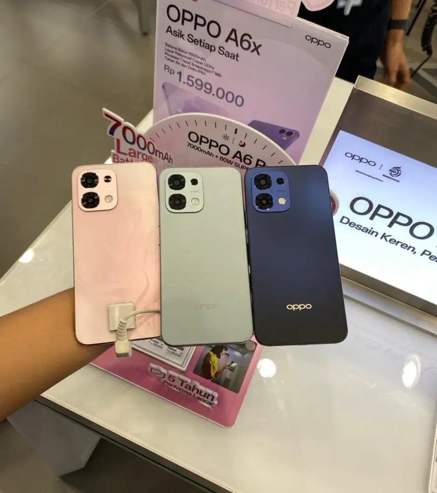 OPPO A6 PRO 8/128 CASHBACK BISA DIKREDIT TANPA DP