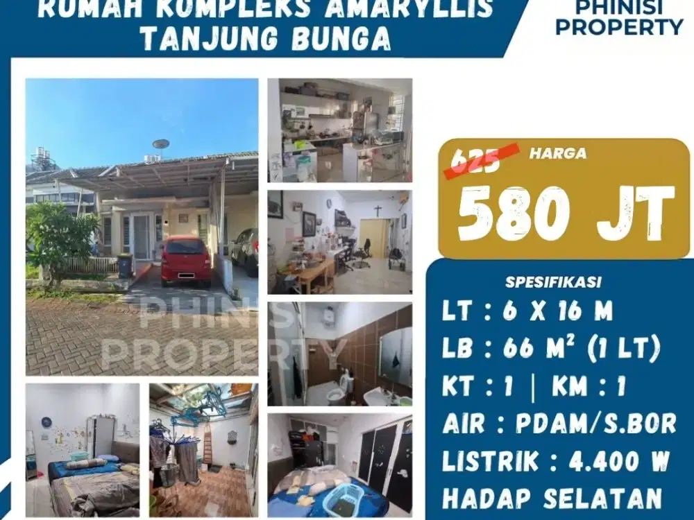 DIJUAL Rumah Murah di Amaryllis Tanjung Bunga