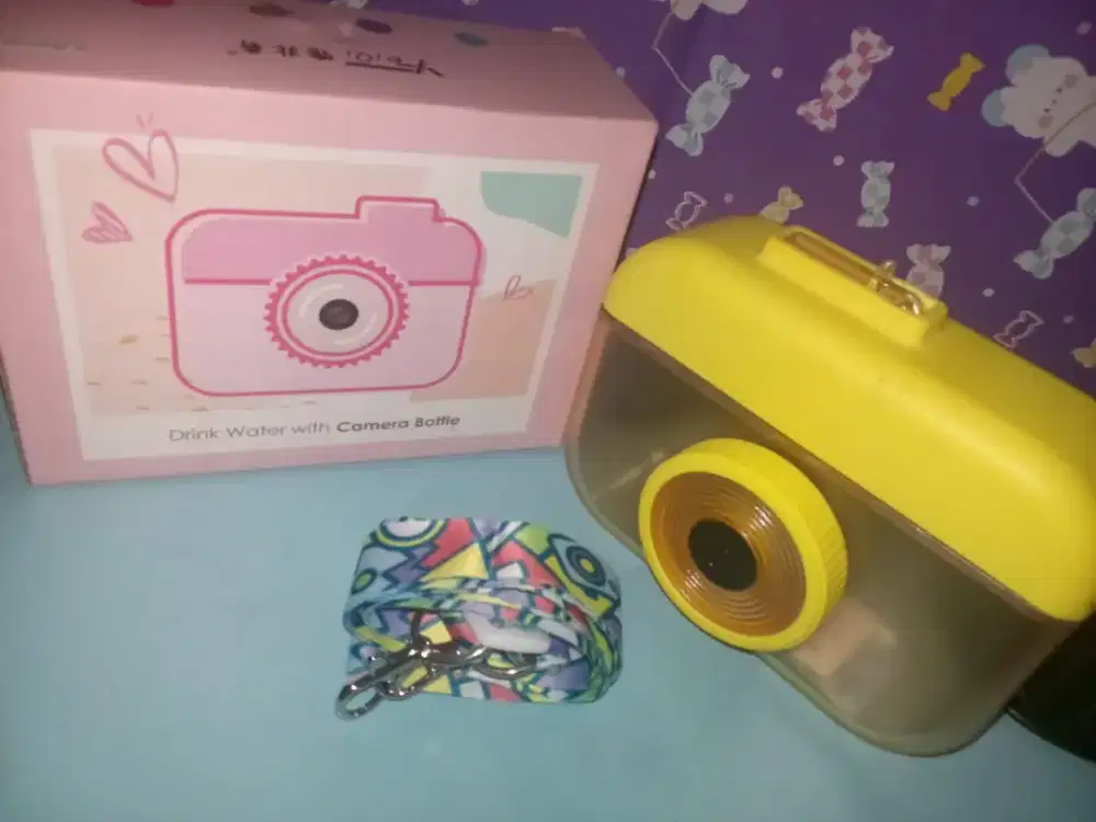 Camera Sipper Water Bottle