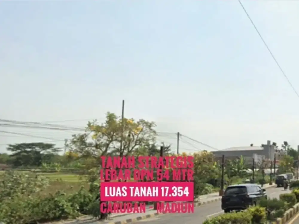 [L] Tanah Jalan Panglima Sudirman CARUBAN, Lokasi Prospektif