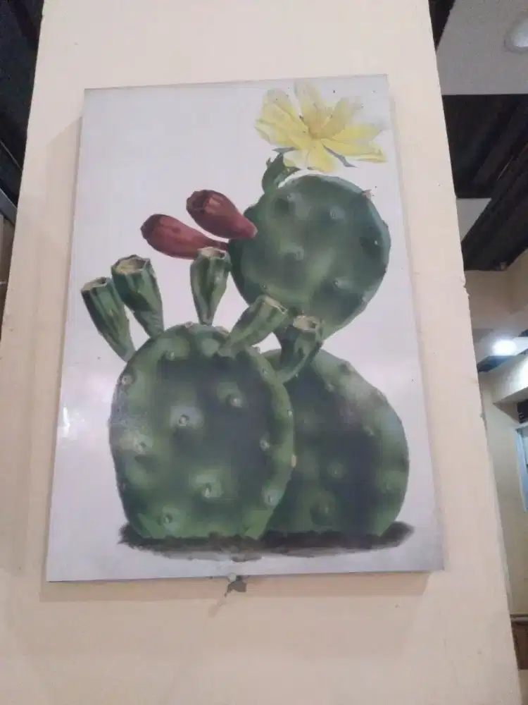 Lukisan Cactus Charm