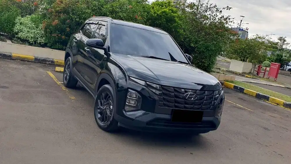 Hyundai Creta 1.5 Trend Black Edition AT 2023 Hitam Km.10rb