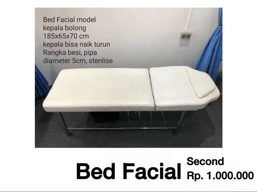 Bed Facial model Kepala Bolong Second 186x65x70cm