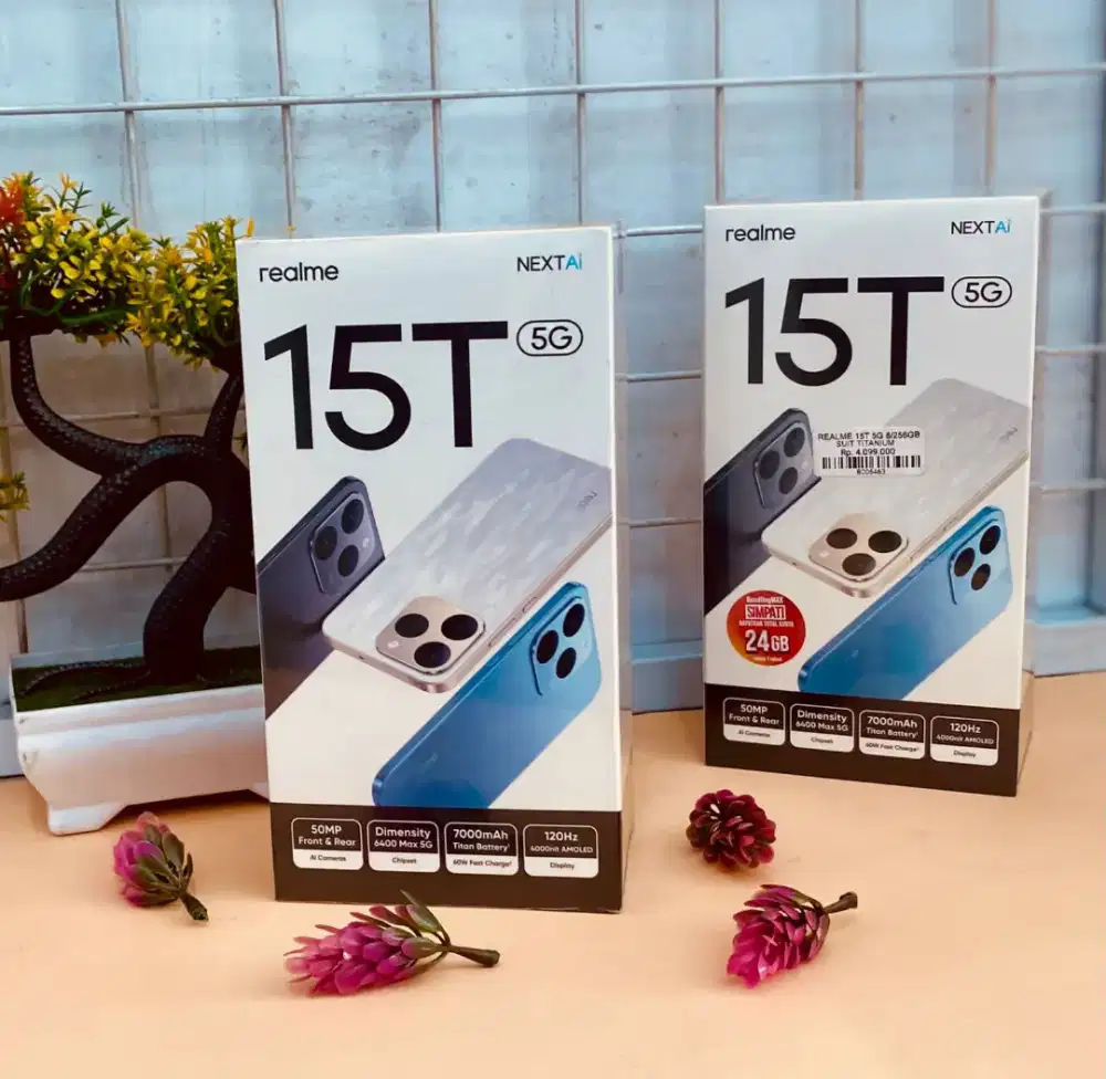 Ready Realme 15T new segel bergaransi