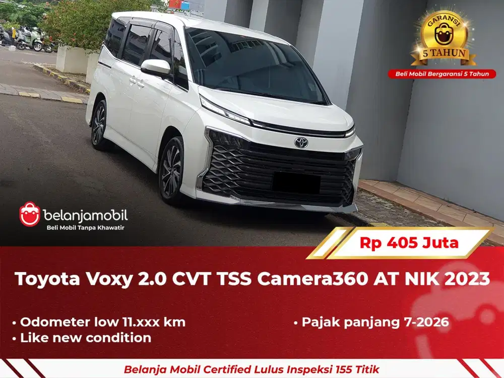 [ GARANSI 5TH ] Toyota Voxy 2.0 CVT TSS AT 2023 2024