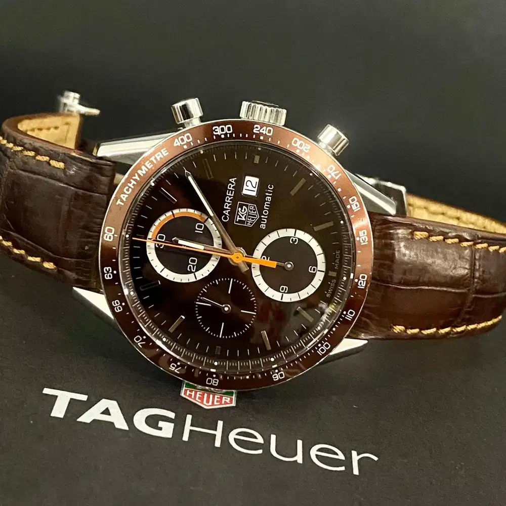 Tag heuer carrera date 41mm chrono cal 16 watch only