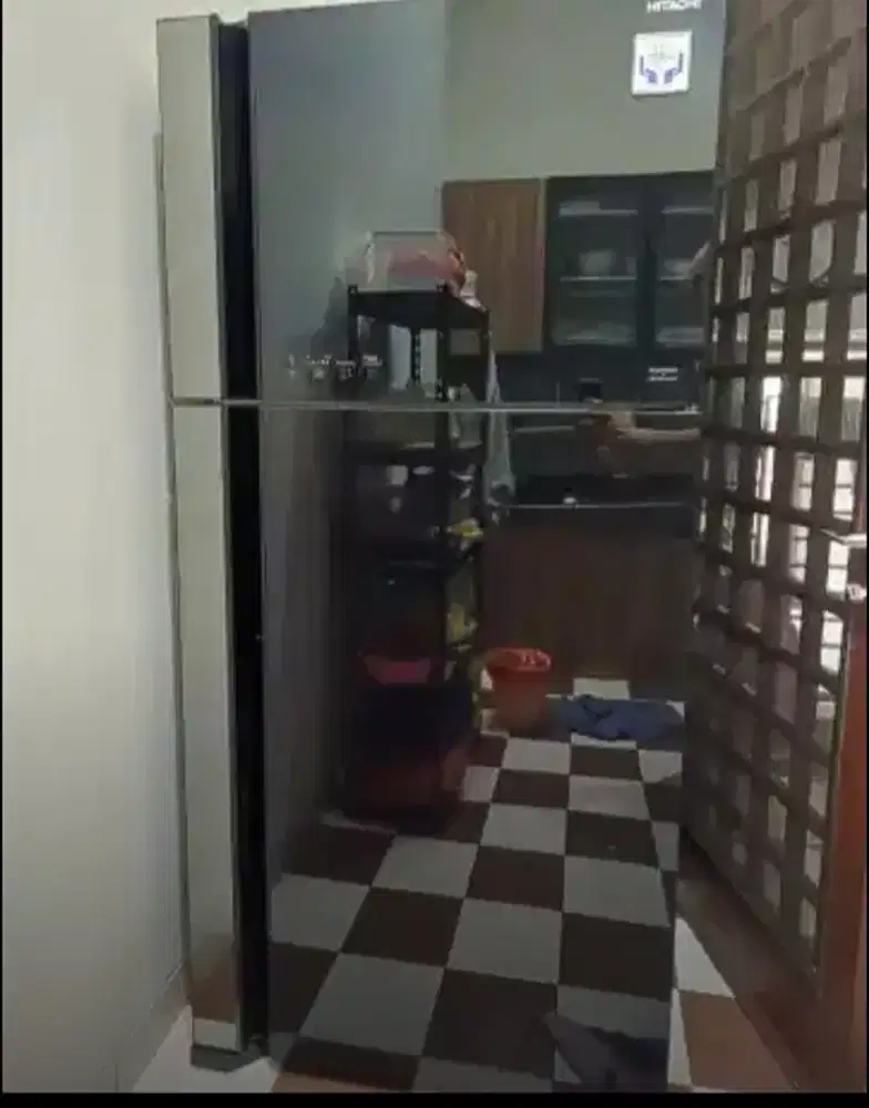 kulkas hitachi temperedglass jumbo