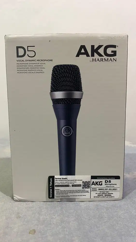 DIJUAL RUGI CEPAT MICROPHONE AKG D5
