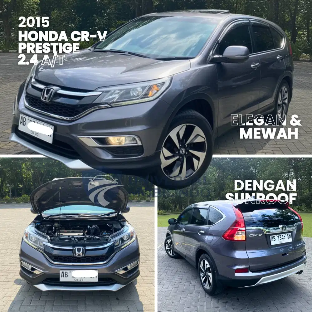 CRV Prestige 2015 Matic 2.4 Sunroof DP Murah Innova hrv yaris