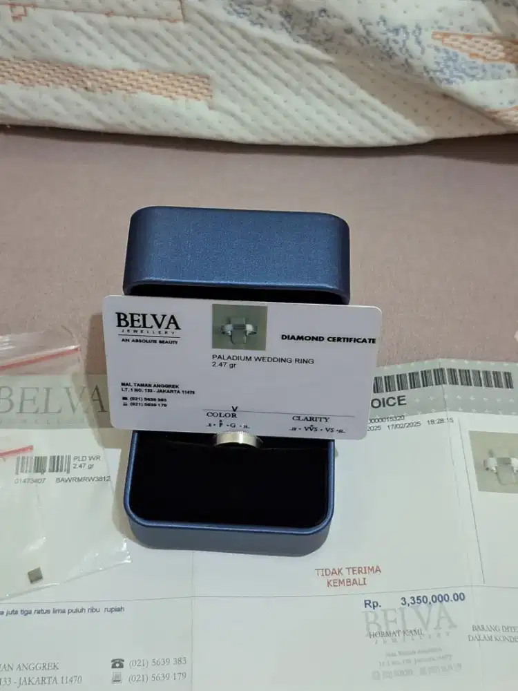 Cincin Nikah Palladium