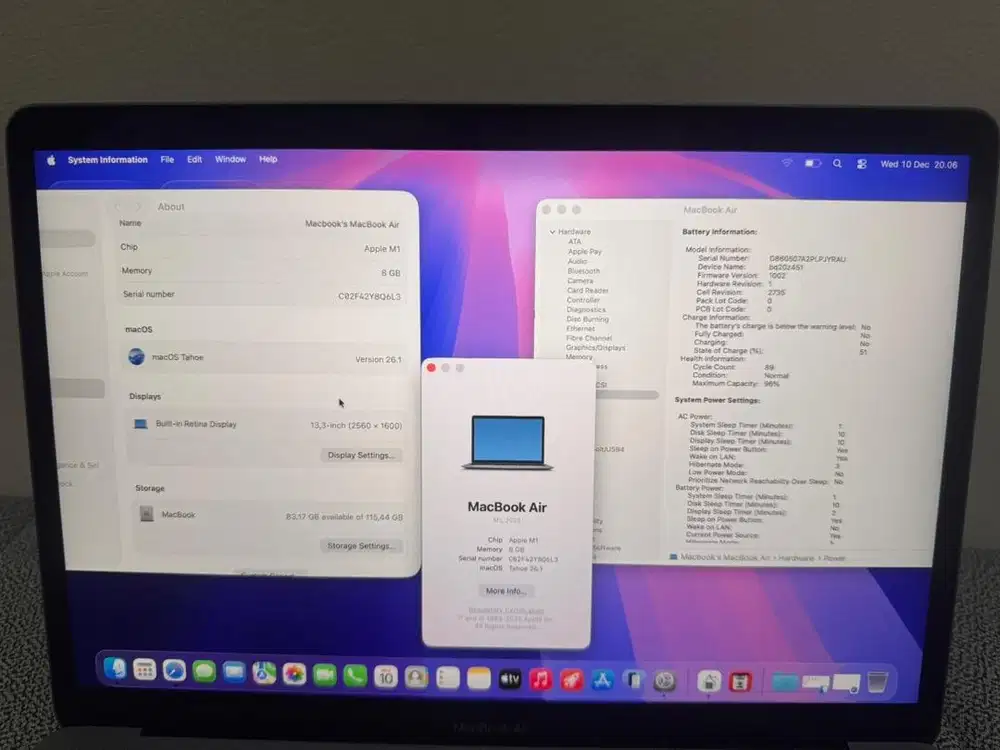 MacBook Air M1 8/128GB