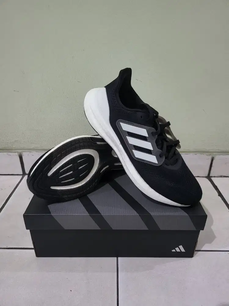 [NEW] Adidas Pureboost 23 IF2376 Original Black