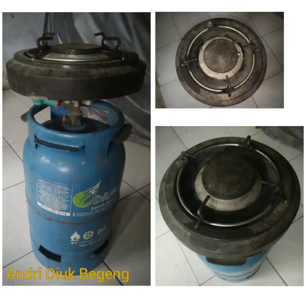 1 SET TABUNG BLUE GAZ 5,5 KG + KOMPOR BLUEGAS