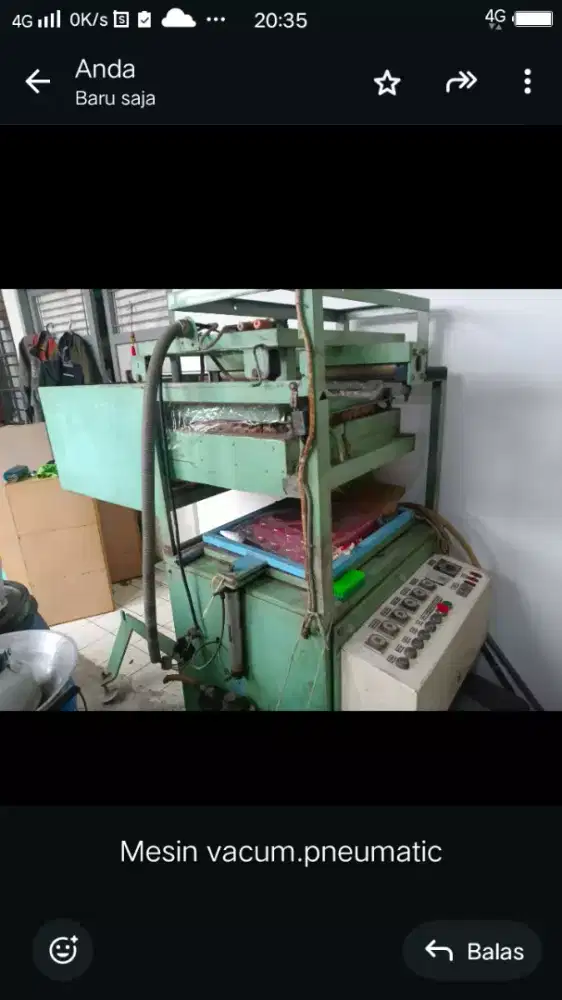 Mesin vakum pneumatic