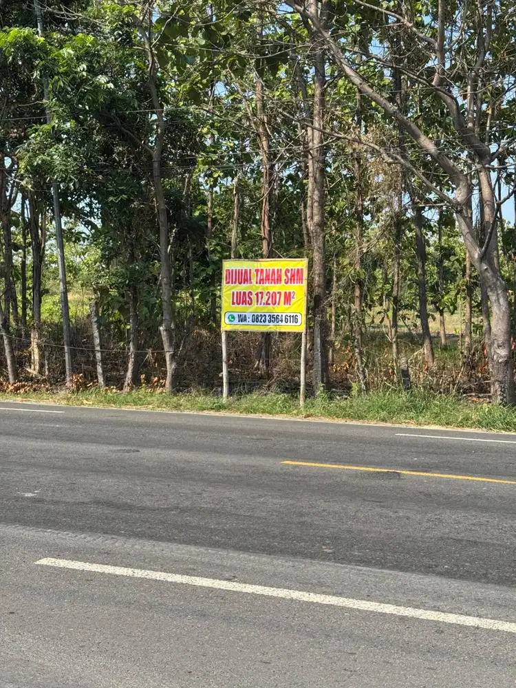 Dijual Tanah di Minoharjo Widang