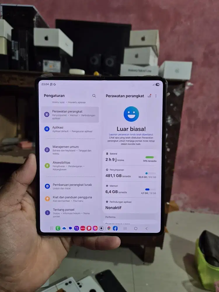 Samsung Z Fold 3 12/512 Kondisi Super Bosku