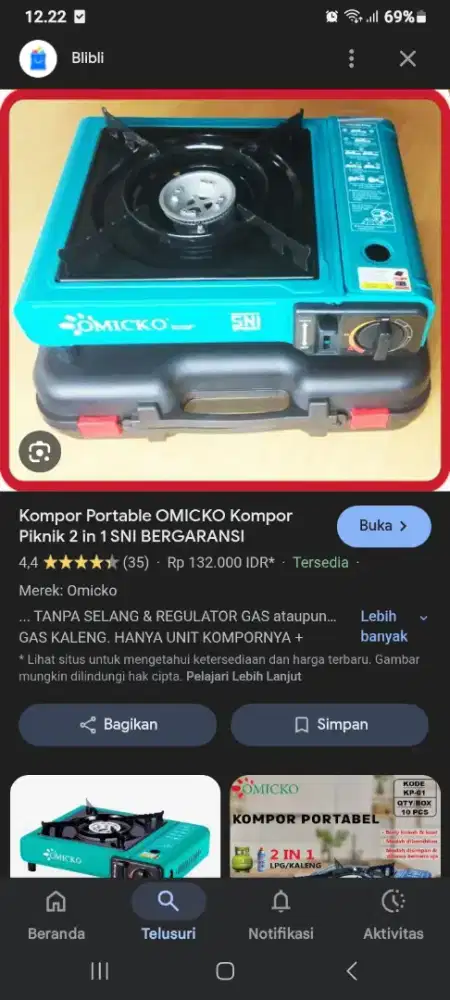 Kompor portable