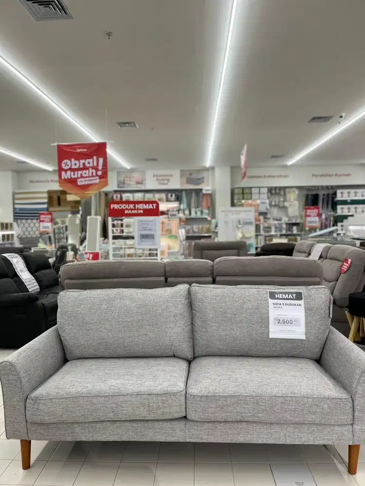SOFA 3 Seater Promo Akhir Tahun