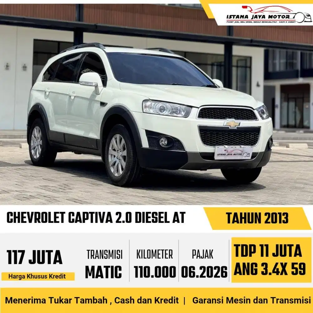 CHEVROLET CAPTIVA 2.0 FL2 VCDI 2013 PUTIH