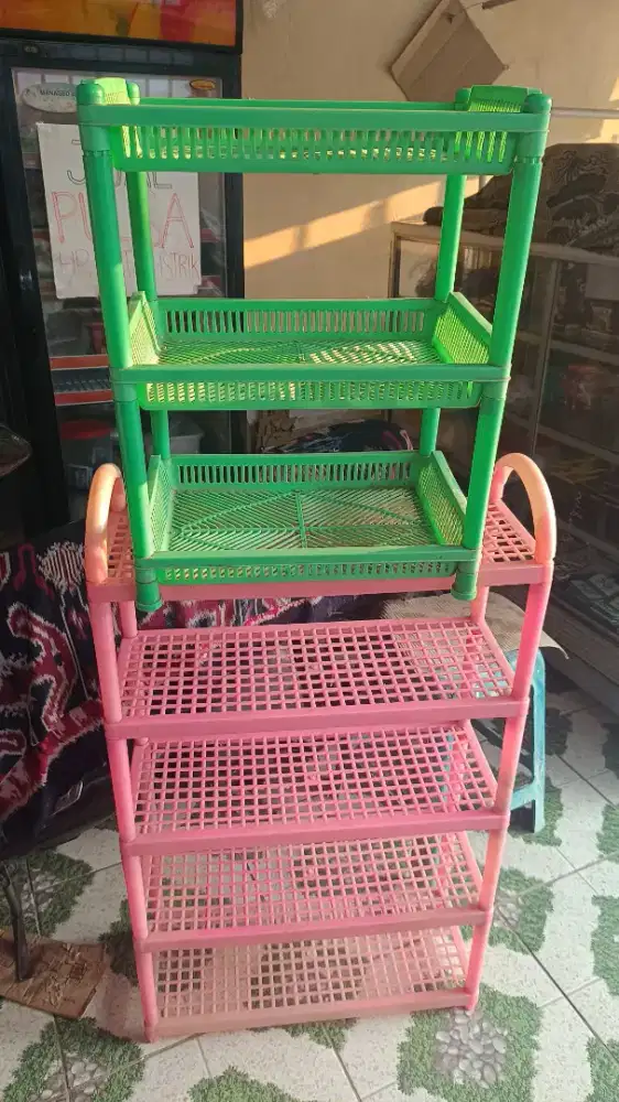 Rak piring dan Rak sepatu susun muat banyak