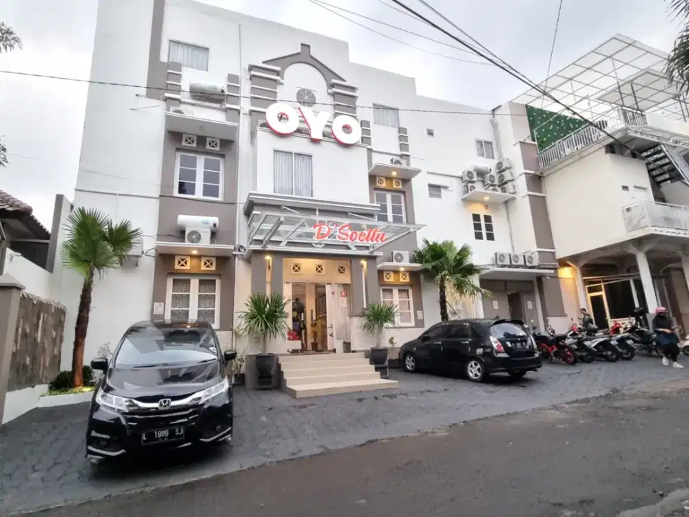 DIJUAL HOTEL + RESTO + KLINIK AKTIF  POROS JALAN RAYA SUHAT SOEKARNO HATTA MALANG